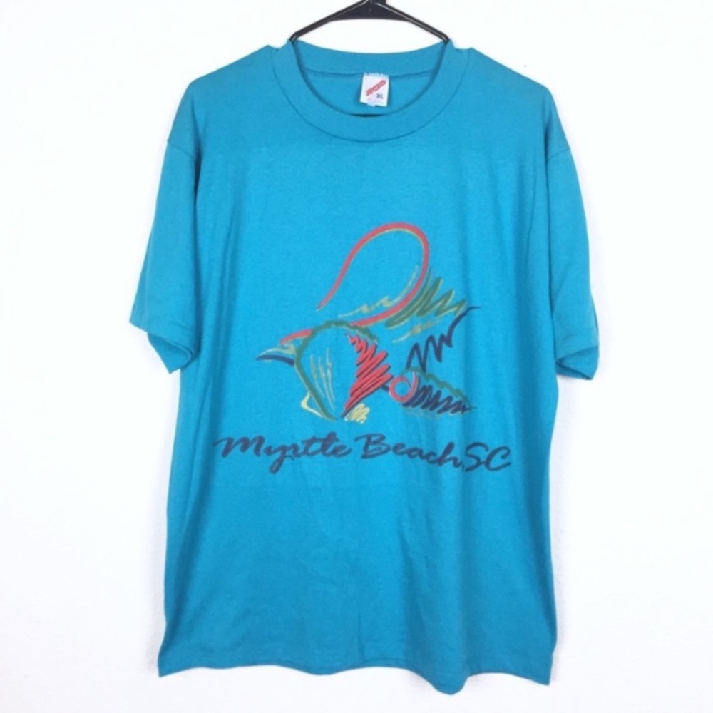 Vintage Myrtle Beach South Carolina graphic single stitch T-shirt size xl